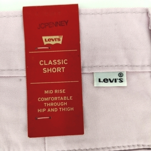 Levi's NWT Women's 29 Pink Cotton Classic Shorts - Picture 12 of 16